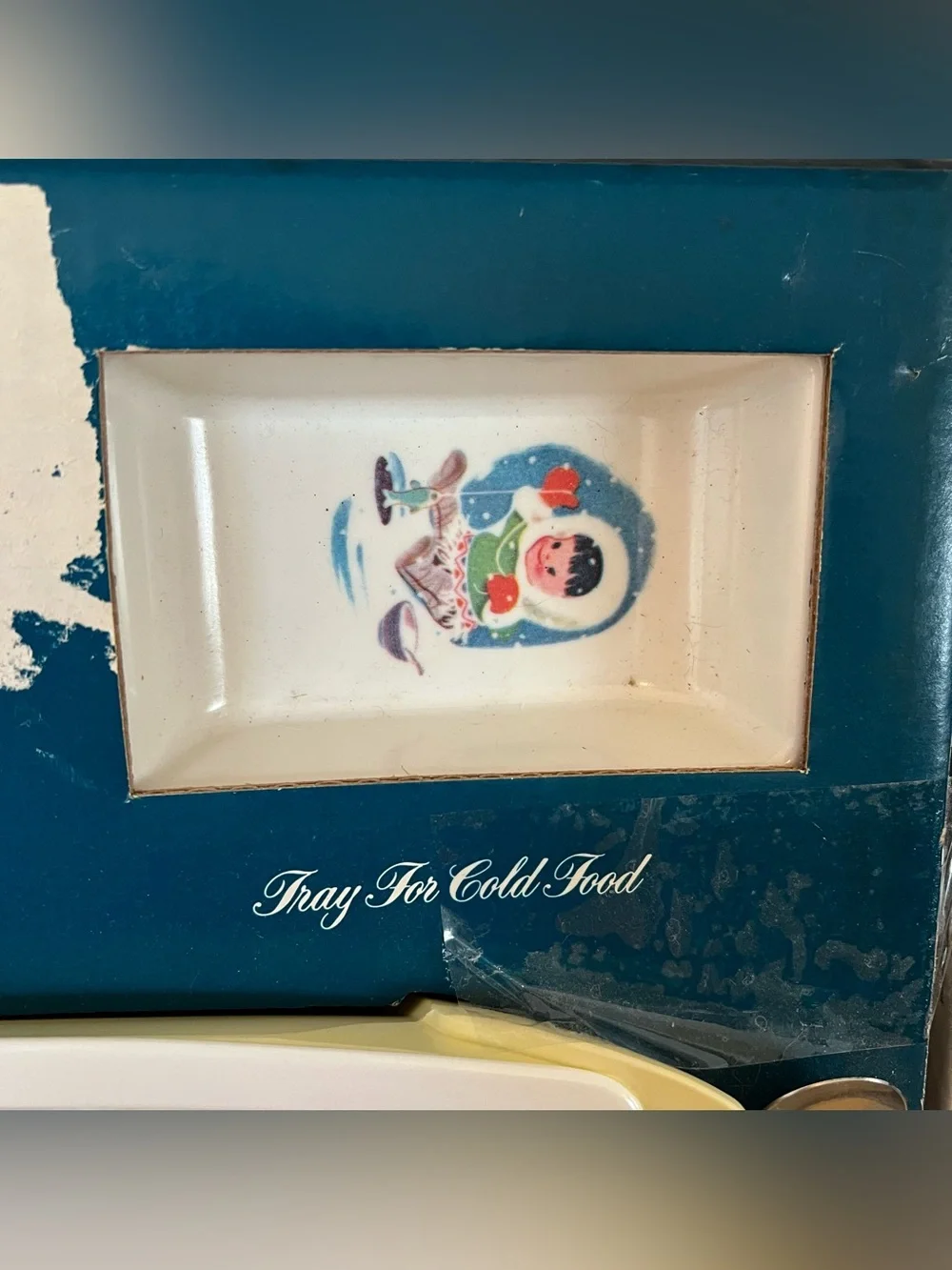 Vintage G.E. Heat N Serve Baby Dish Feeding and Training Set